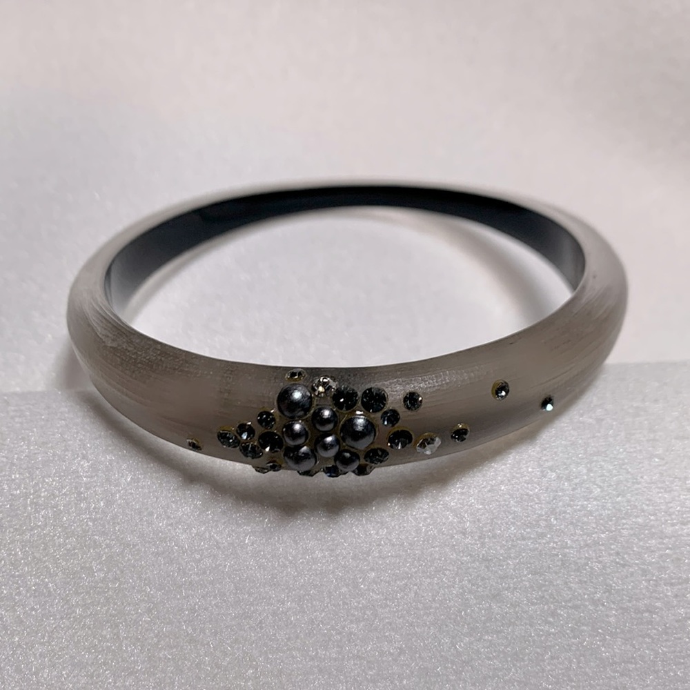 Alexis Bittar Clear Lucite Bangle
